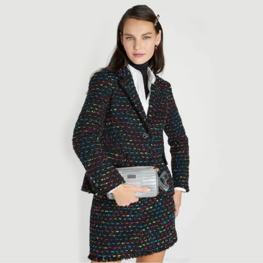 ♠️ Kate Spade Sweat Treats Festive Pleated Leather Small Barrel Bag- Starlight♠️ - Picture 2 of 8